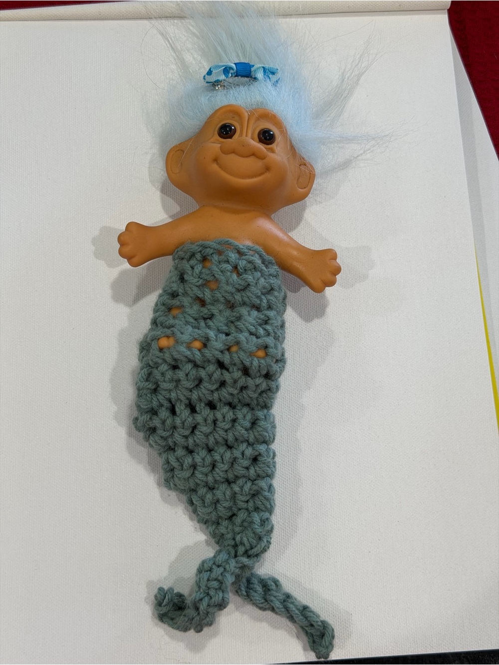 Vintage Russ Mermaid Troll Doll - Halloween Costume Handmade 1990